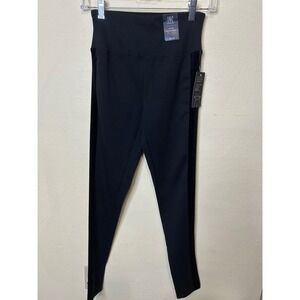 INC International Concepts Black High Rise Contour Waistband Slim‎ Leggings